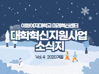 ｢대학혁신지원사업 소식지 Vol.4｣ 2020 이화 도전 DNA 톡(Talk)톡(Talk)! 현장 속으로! 